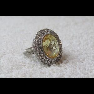 Citrine Silver Ring